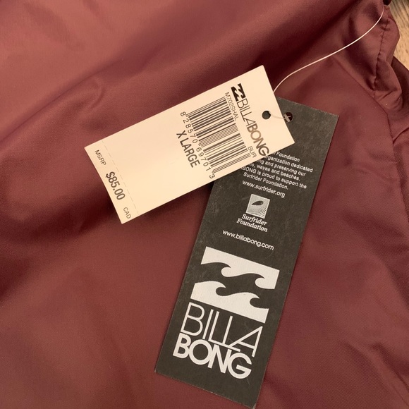 🎀SOLD🎀 ✨HP✨NWT Billabong Reversible Jacket - Picture 7 of 7